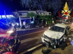 Arzachena, violento scontro frontale: sei persone ferite