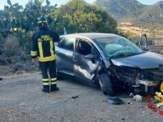 Olbia, auto fuori strada sulla Sp16: conducente illeso per miracolo