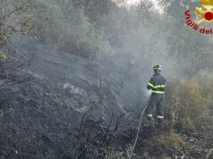 Arzana, nuovo incendio nell’area colpita dal rogo di venerdì