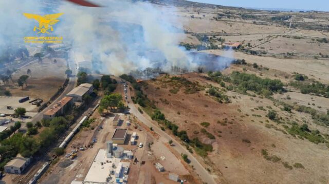 Incendio a Macomer (1)
