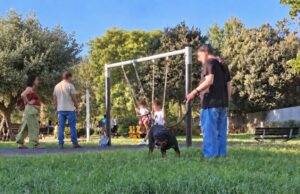 Cagliari, grossi cani senza museruola nell’area giochi del Parco della Musica