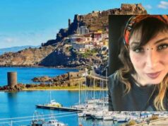 Cinzia Pinna, un anno dopo Castelsardo illumina di rosso il castello