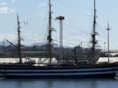 L’Amerigo Vespucci torna in Italia, Cagliari accoglie il veliero