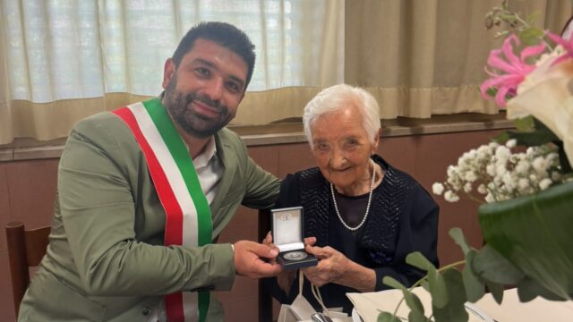 Marco Benucci e la signora Antonina Melis
