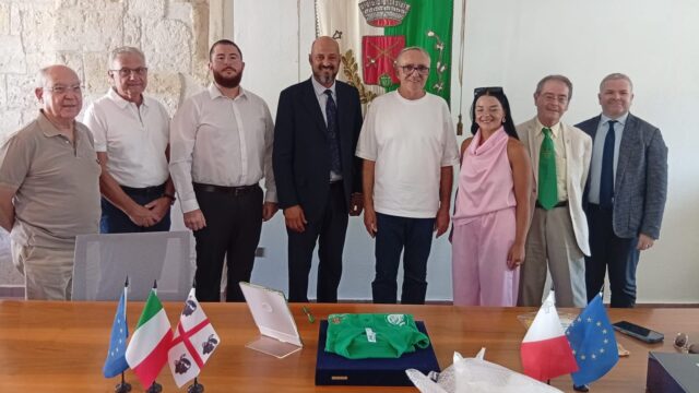 Le delegazioni in posa